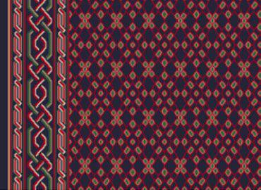 tapis wiltax bordo geometrik