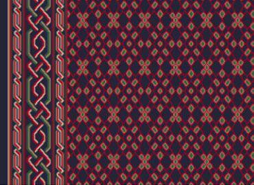 tapis wiltax bordo geometrik